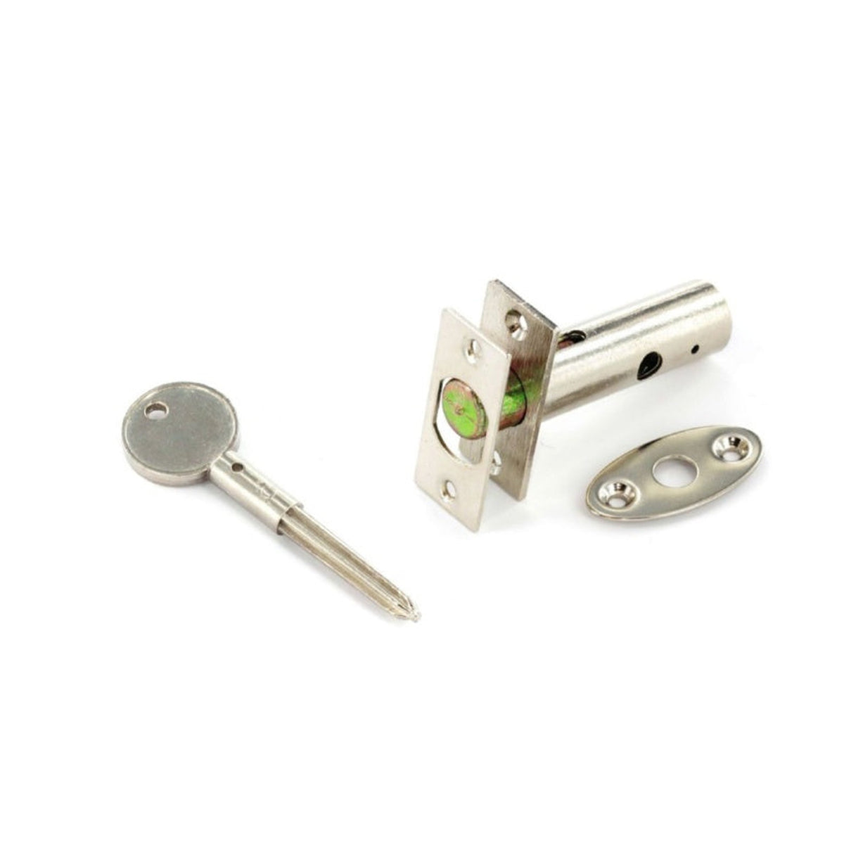 Securit nickel plated security bolt with key