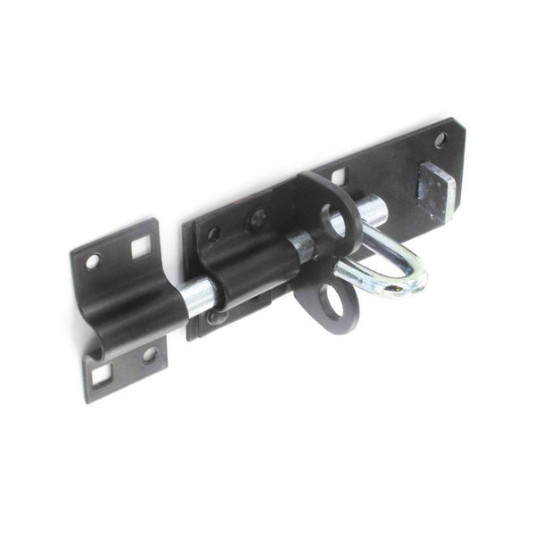 Securit 150mm black padlock bolt