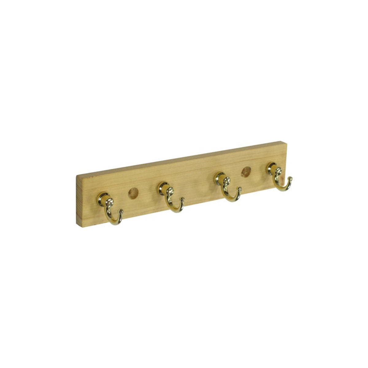 Securit pine key hook with 4 electro brass hooks