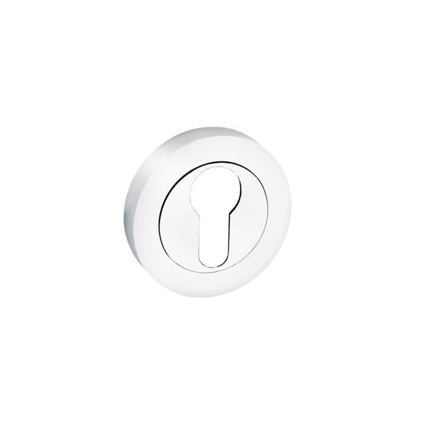 Securit polished chrome euro escutcheon