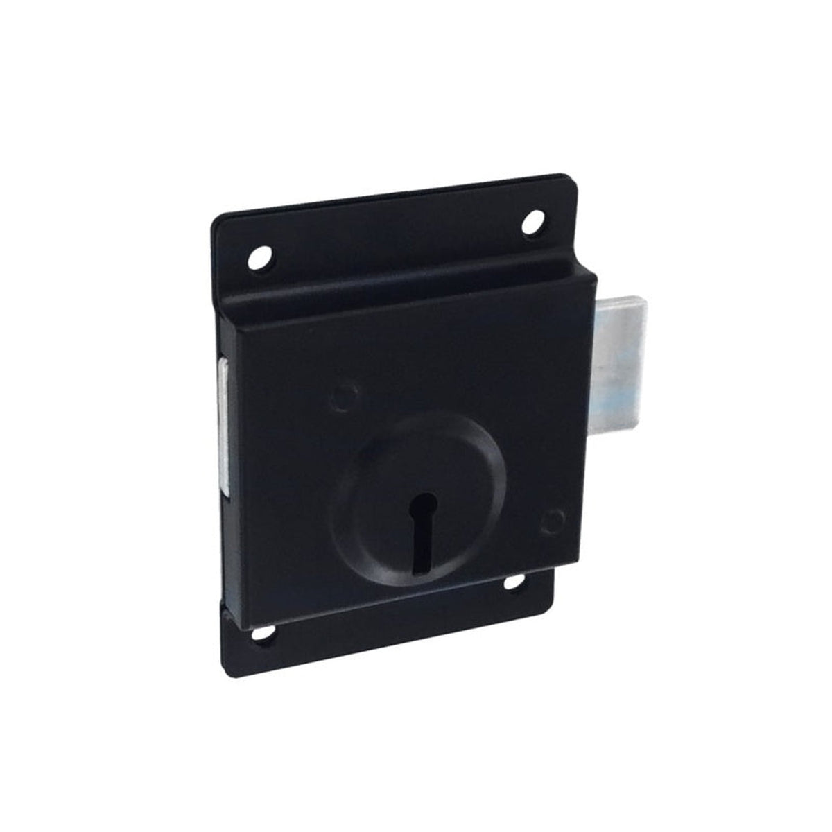 Securit black press lock 100mm