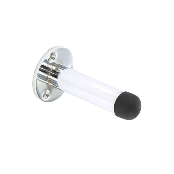 Securit 75mm chrome plated projection door stop