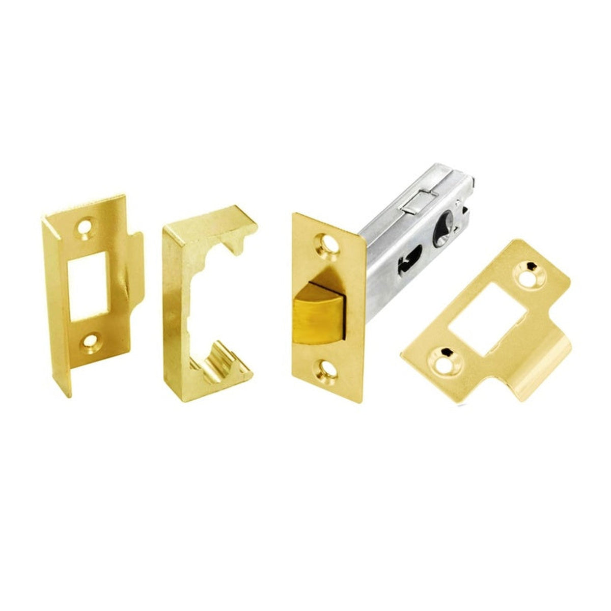 Pack of 5 Securit 63mm rebated mortice latches, view 2