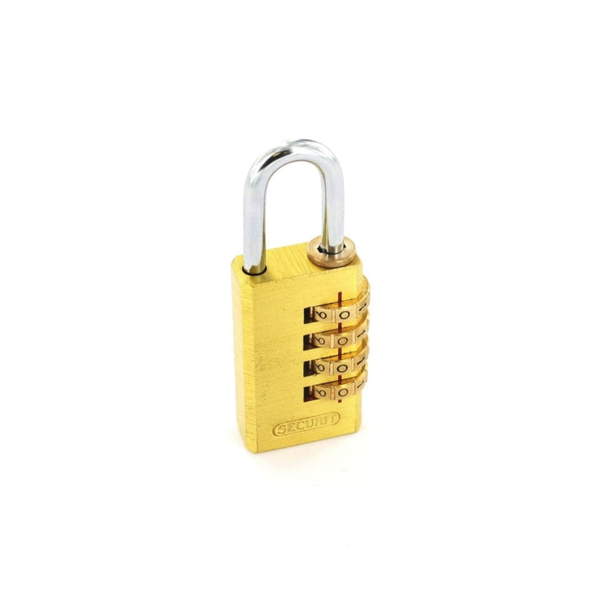 Securit 30mm brass resettable code lock