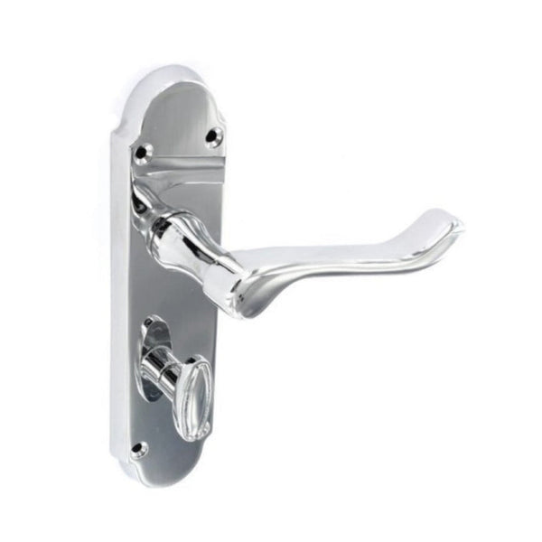 Securit Richmond chrome bathroom handles pair 170mm