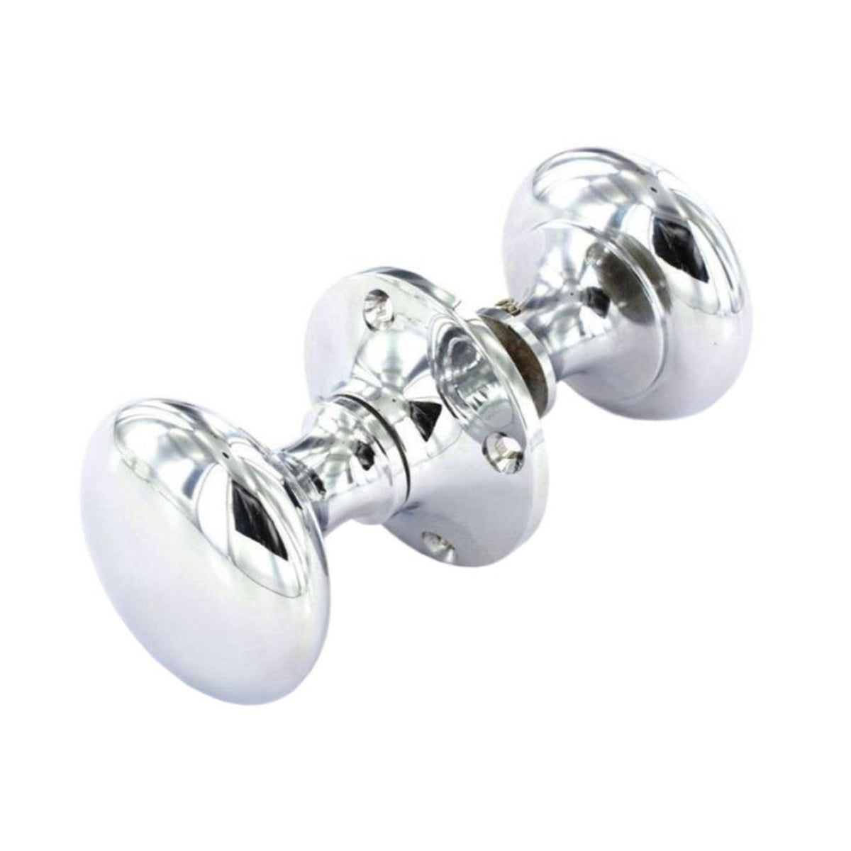 Pair of Securit chrome rim knobs 50mm