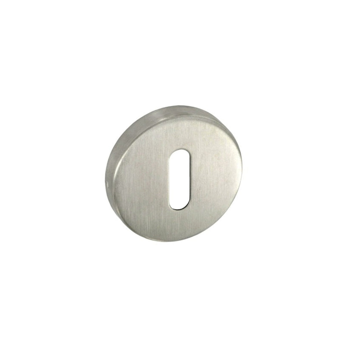 Securit satin stainless steel lock escutcheon, 52 x 9mm