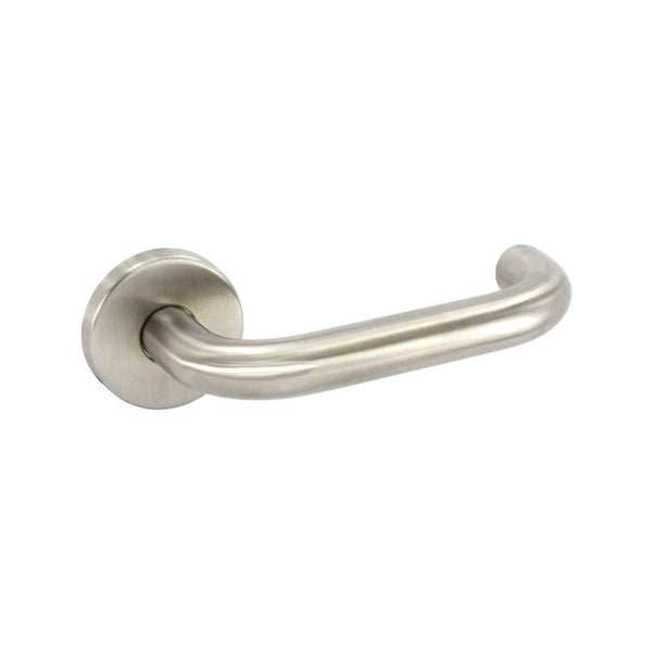 Pair of Securit satin stainless steel safety latch handles