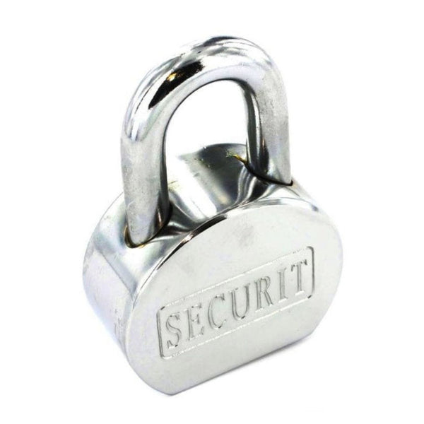Securit 65mm chrome plated security padlock