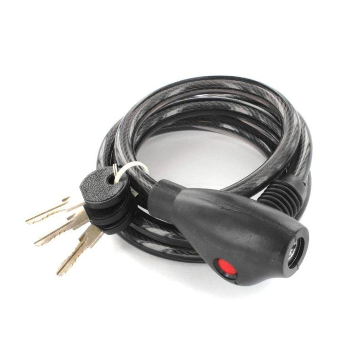 Securit 1500mm spiral cable lock with 3 keys