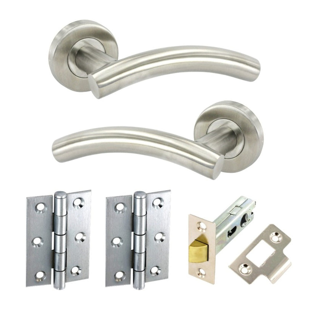 Securit stainless steel arc door latch