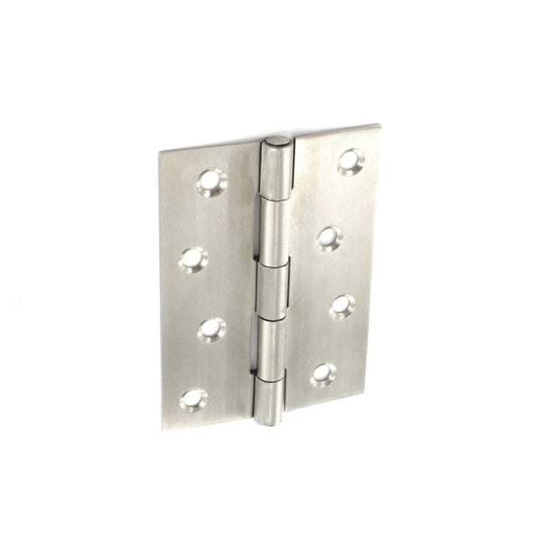 Securit 100mm satin stainless steel butt hinges