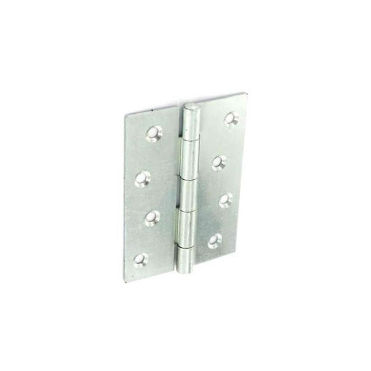 Pack of ten Securit 100mm zinc plated steel butt hinges