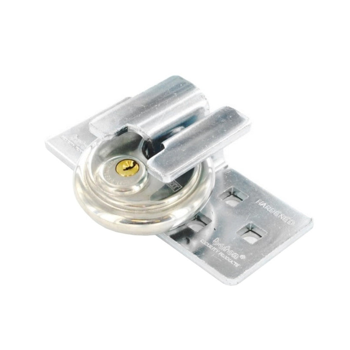 Securit 140mm hardened steel zinc plated U hasp