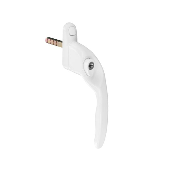 Securit white right hand uPVC espag lock window handle
