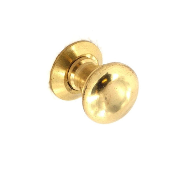Pair of Securit Victorian brass effect cupboard knobs