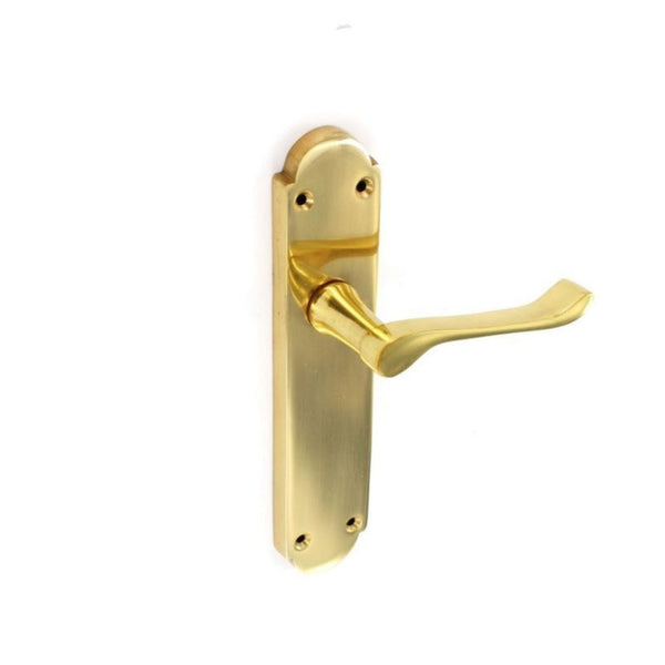 Securit Victorian Regency latch handles 200mm pair