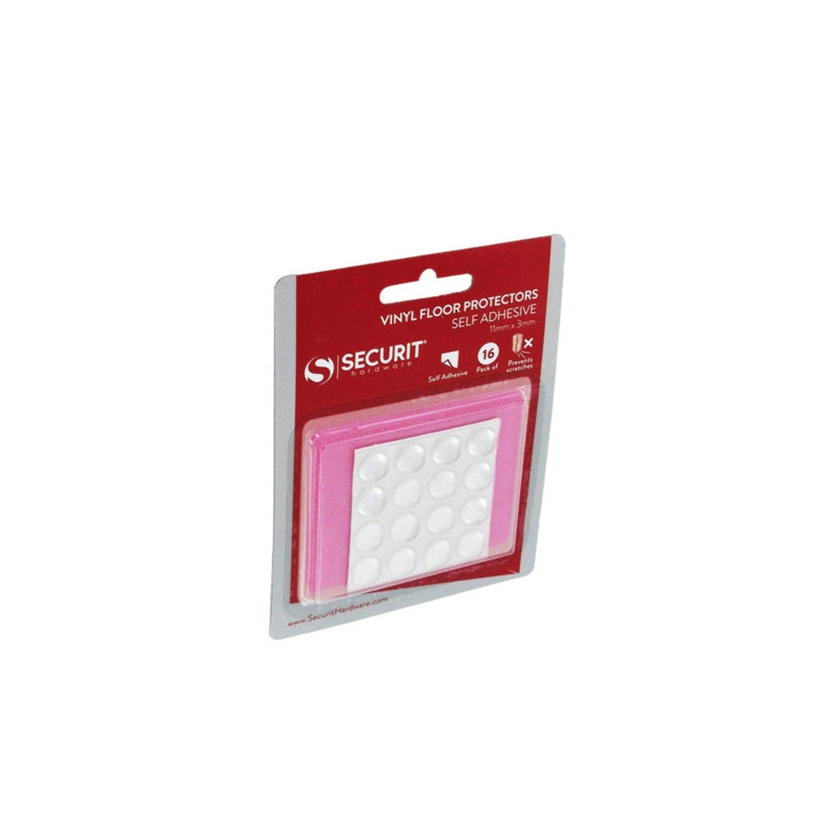 Securit 11mm vinyl floor protectors, pack of 16, view 2