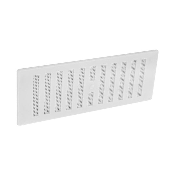 Securit white plastic hit and miss vent 9 x 3 inch