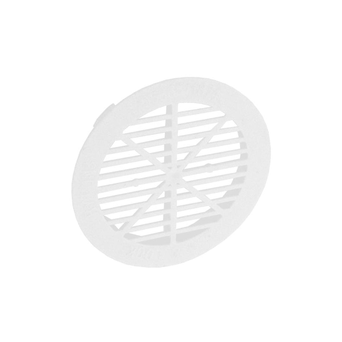Securit 70mm white round soffit vents pack of 8