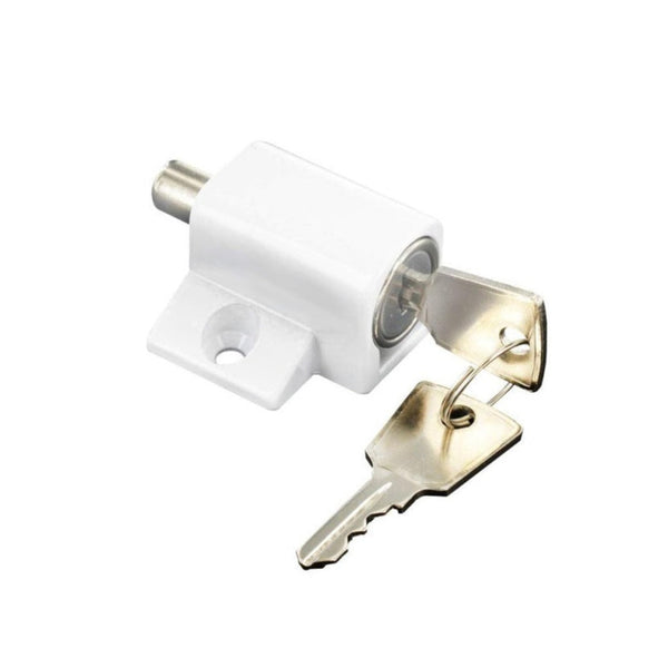 Securit white window and patio door lock