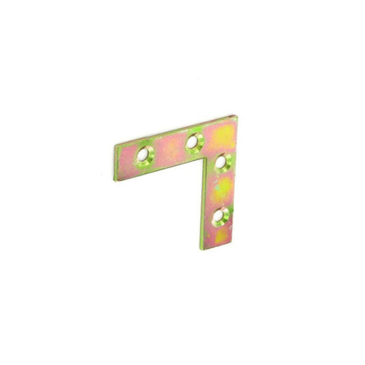 Securit zinc plated corner plates 50mm, pack of 2