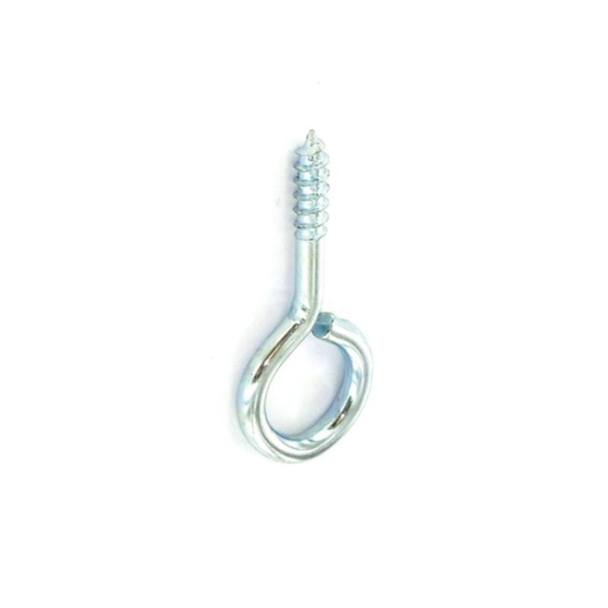 Securit zinc plated screw eyes 75mm, pack of 2