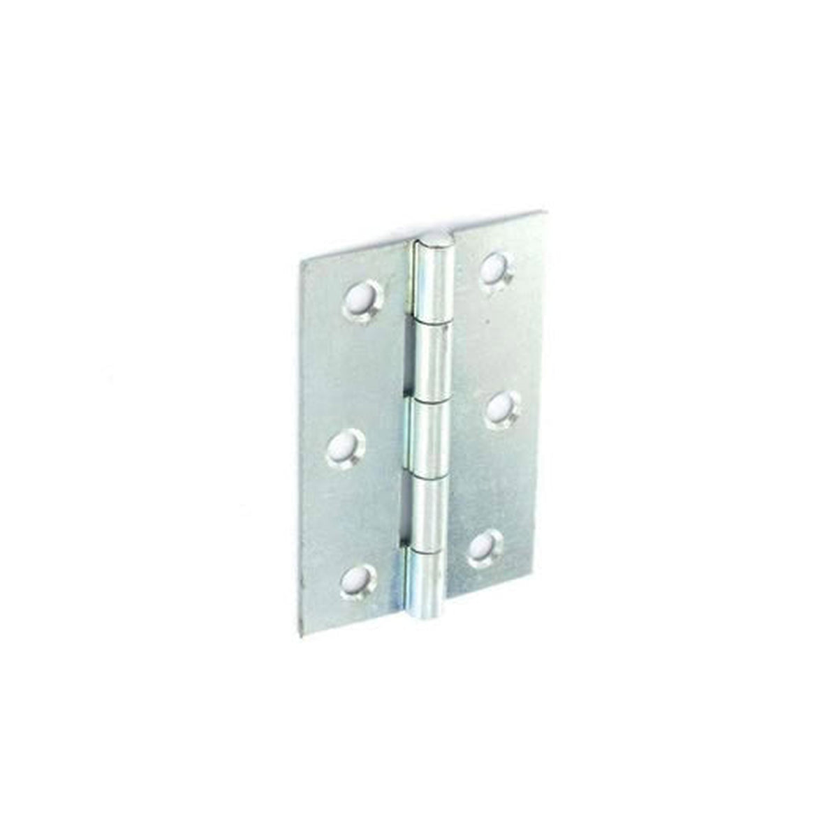 Pack of 20 Securit 75mm zinc plated steel butt hinges