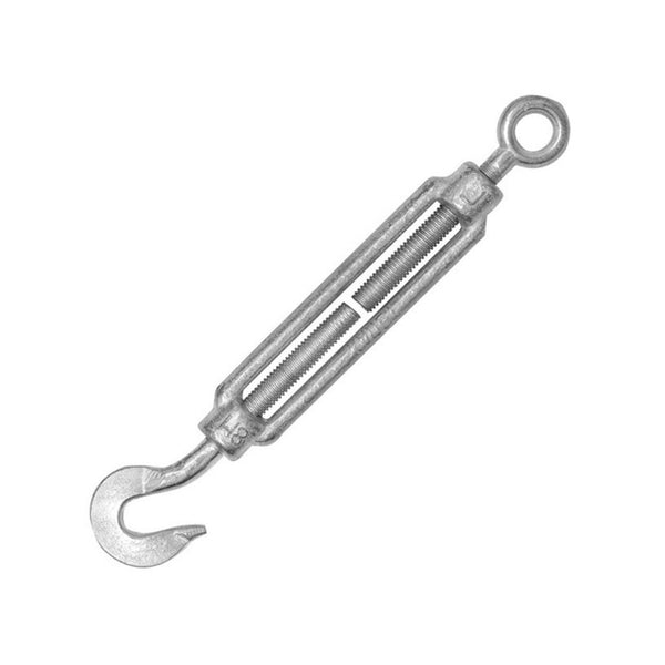 Securit zinc plated 5mm x 50mm turnbuckle