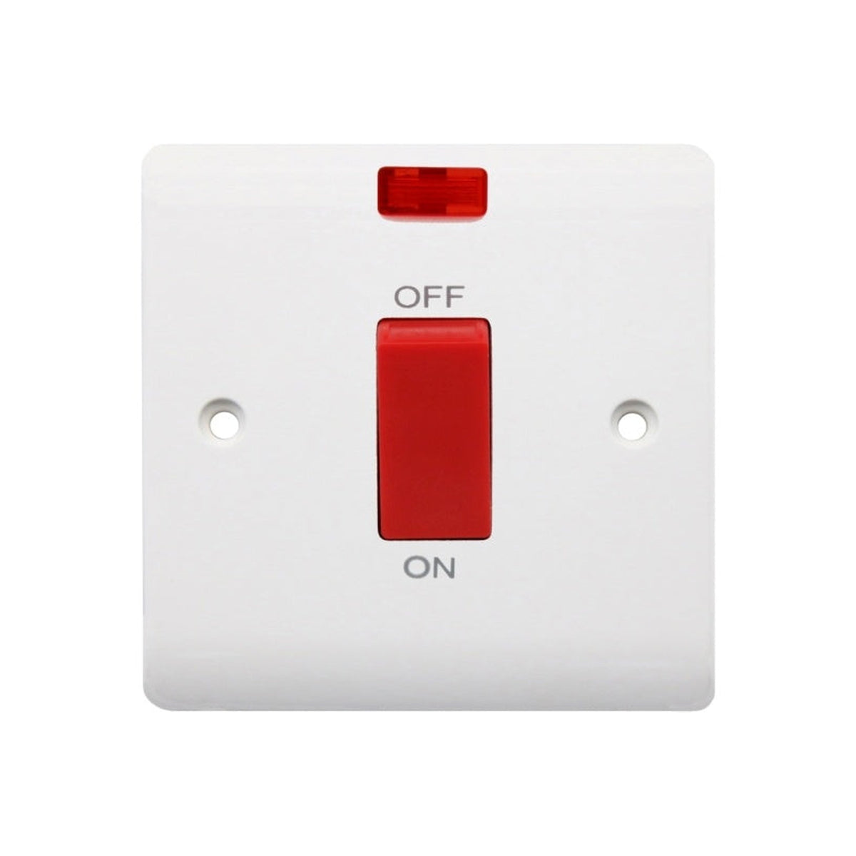 Securlec 45A double pole switch with pilot light
