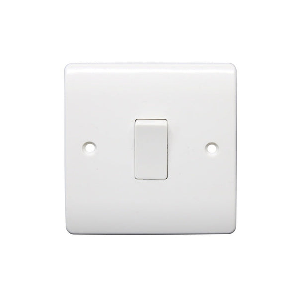 Securlec 1 gang intermediate switch round edge