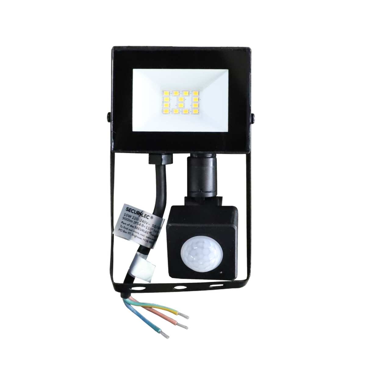 Securlec 10W LED floodlight with sensor