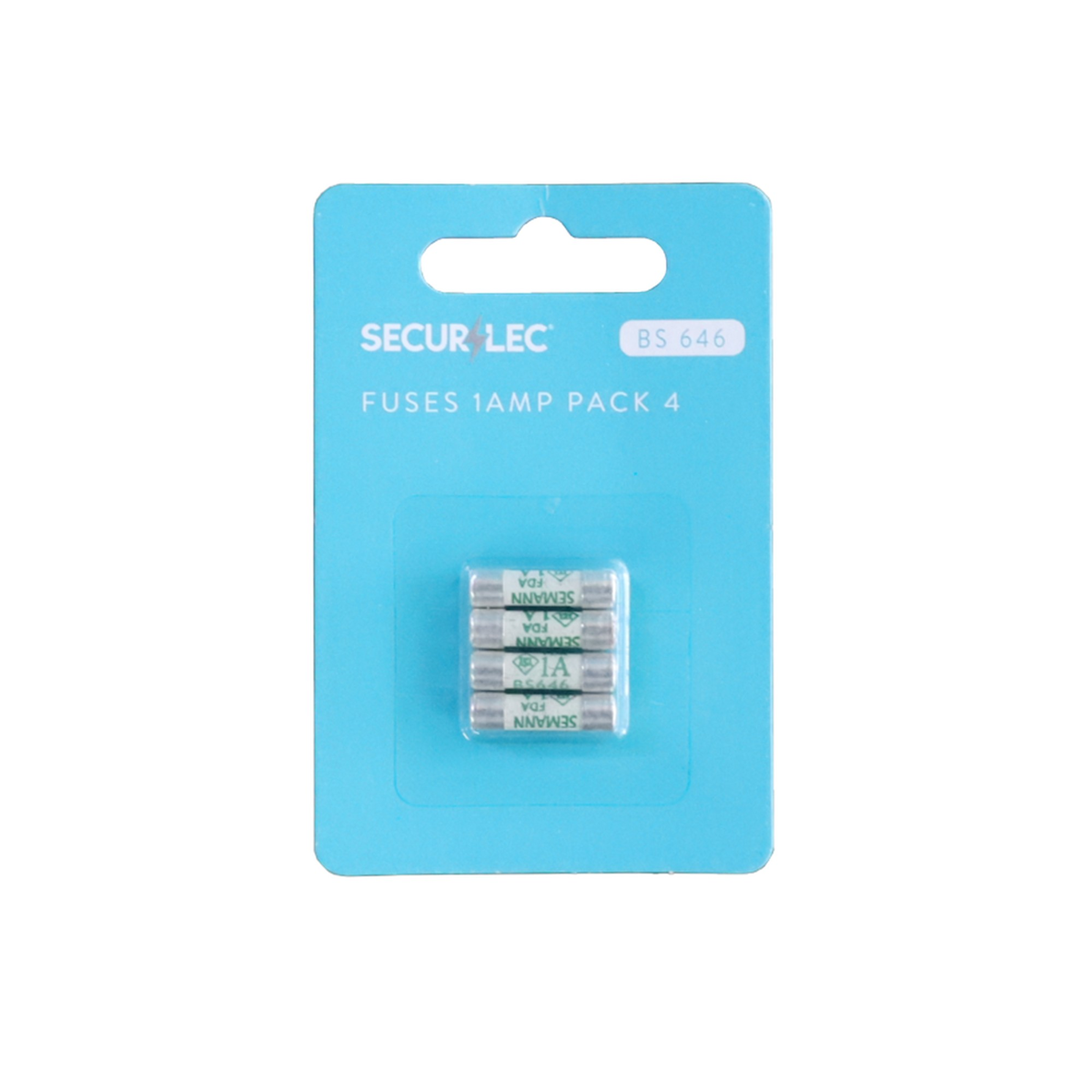 Securlec 1A fuses pack of 4