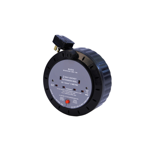Securlec 2 socket extension reel