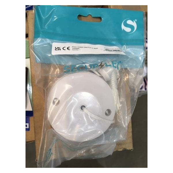 Securlec 2 way 10A pull cord switch