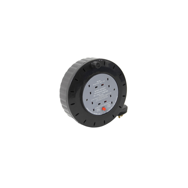 Securlec 4 gang 10m 13A extension reel