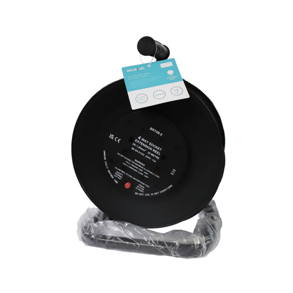 Securlec 4 gang 25m 13A extension reel