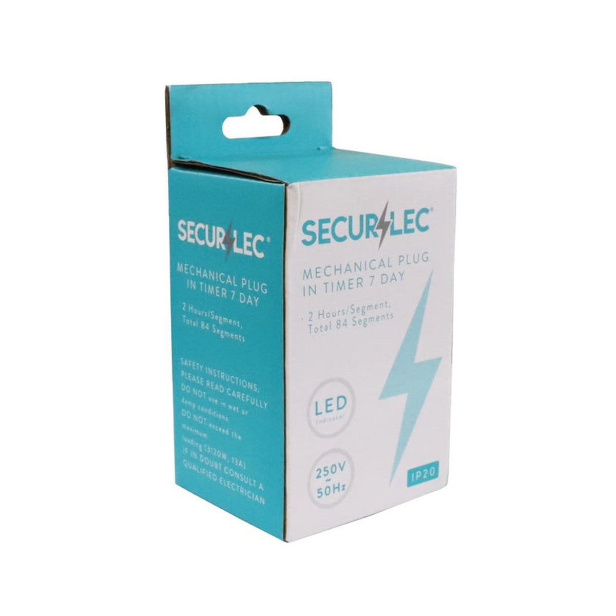 Securlec digital 7 day plug-in timer, view 2