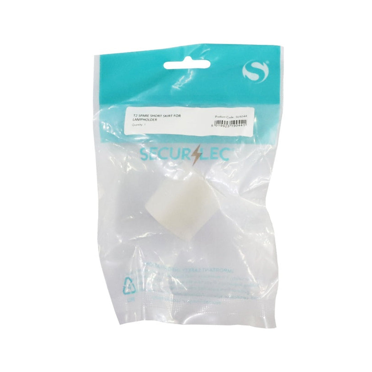 Securlec T2 spare short skirt for lampholder, view 2