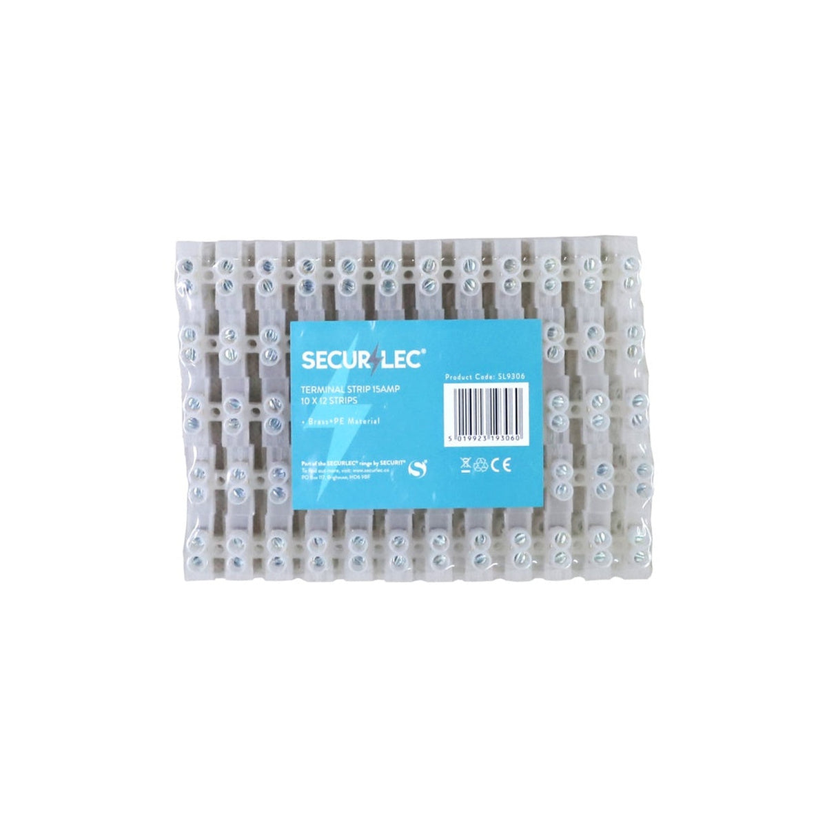 Securlec 15A terminal strips 10 x 12 way, view 2