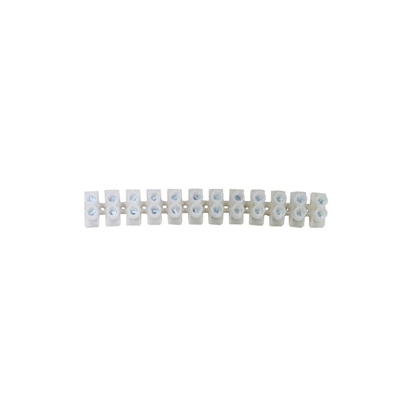 Securlec 5A 6mm2 12 way terminal strips pack of 10