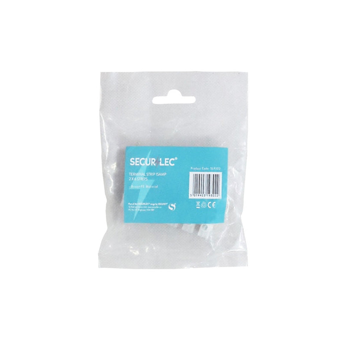 Securlec 15A white terminal strips 2 x 6