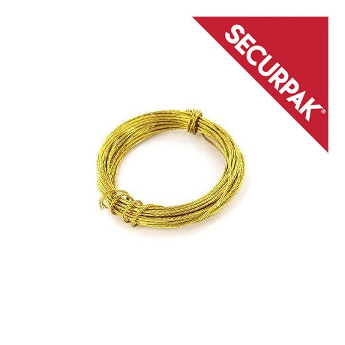 Securpak 3.5m brass picture wire