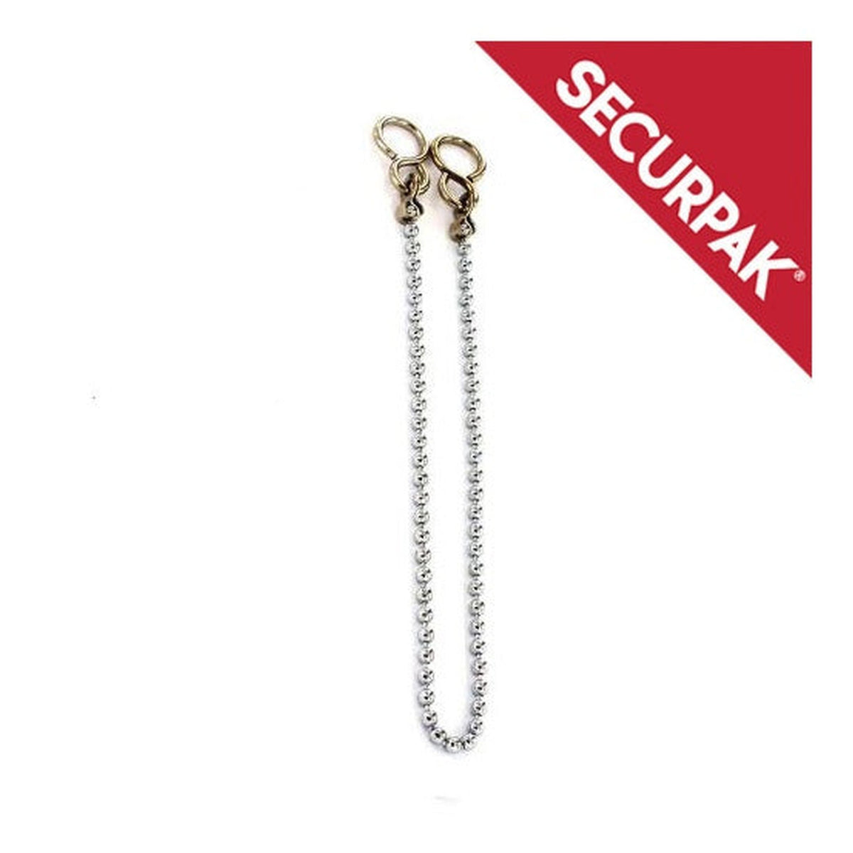 Securpak chrome plated sink ball chain 300mm