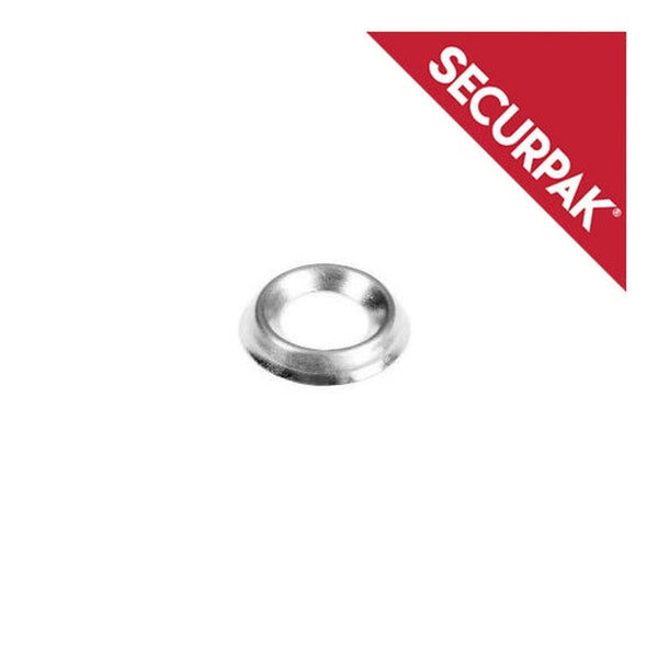 Pack of 16 Securpak No.8 CP cup washers