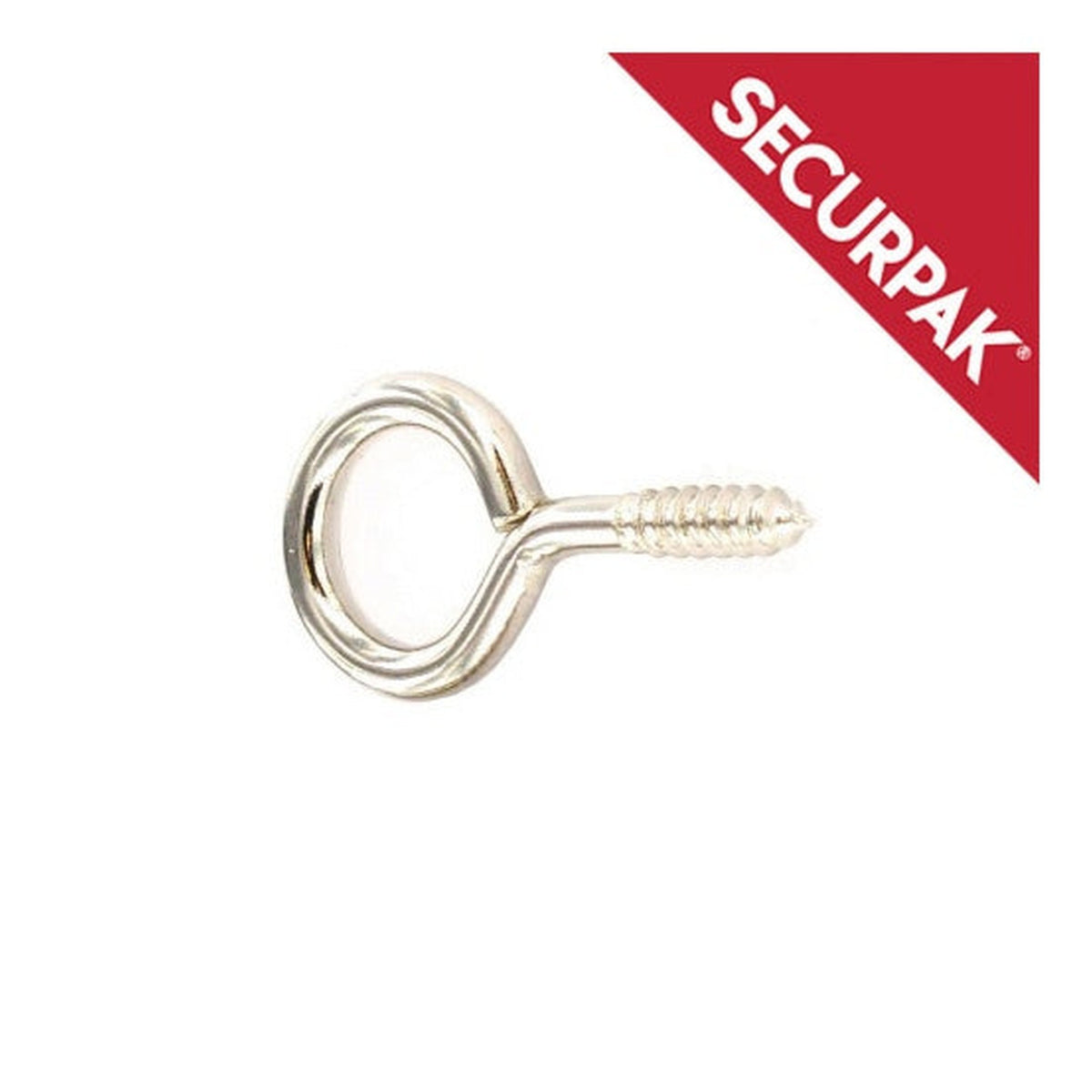 Securpak nickel plated curtain wire eyes pack of 40