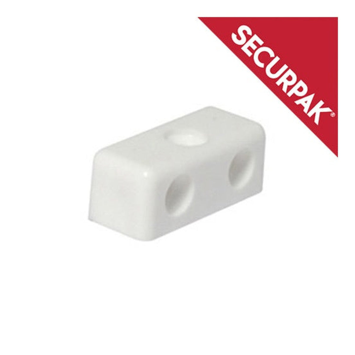 Pack of 12 Securpak white modesty blocks