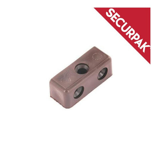 Pack of 12 Securpak brown modesty blocks