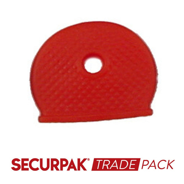 Securpak assorted plastic key caps, pack of 40