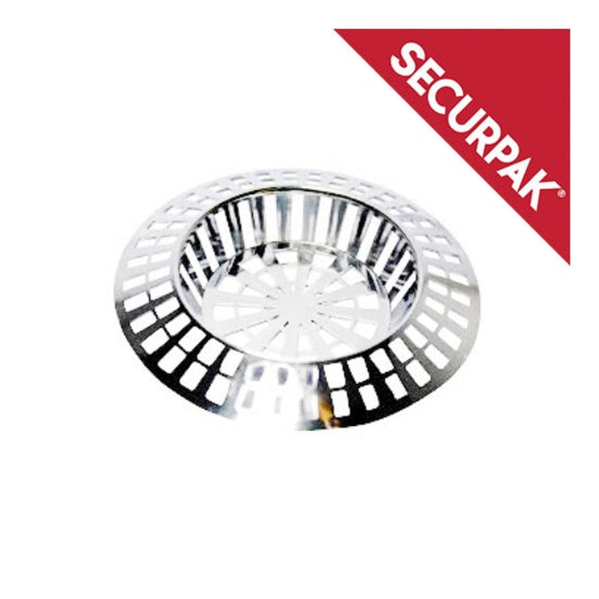 Securpak 38mm chrome plated sink strainer